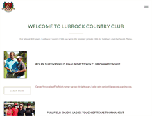 Tablet Screenshot of lubbockcc.org